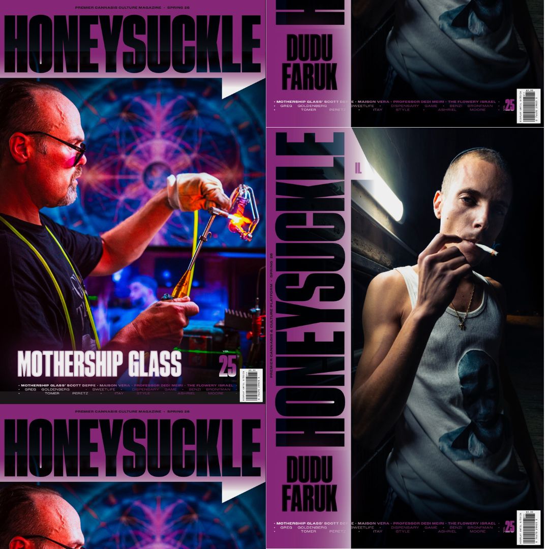 Honeysuckle Issue 25 Silver: Scott Deppe Mothership Glass and Dudu Faruk