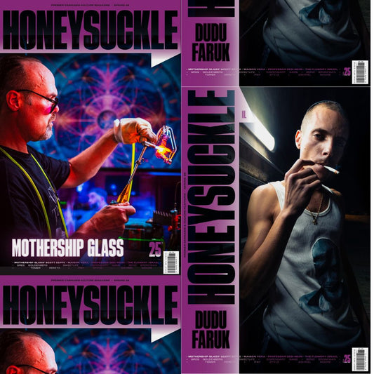 Honeysuckle Issue 25 Silver: Scott Deppe Mothership Glass and Dudu Faruk
